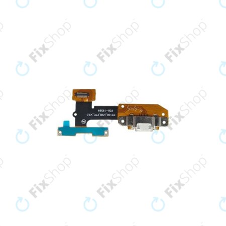 Lenovo Yoga TAB 3 YT3-850 - Charging Connector + Side Buttons Flex Cable  - 5F78C02818