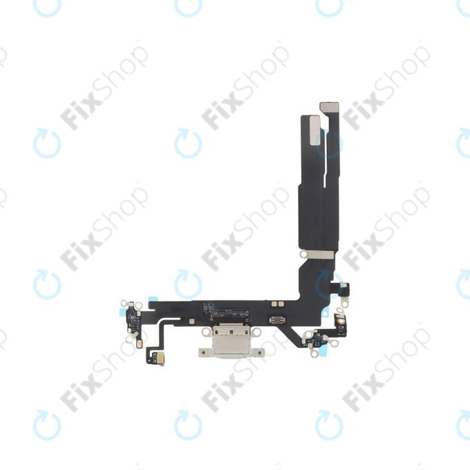 Apple iPhone 16 - Charging Connector + Flex Cable (White)