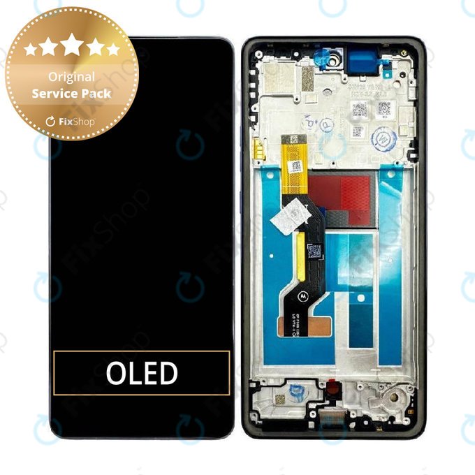 Display for Motorola Moto G86 5G, Touch Screen with Frame, Spellbound, 5D68C30474, Genuine Service Pack