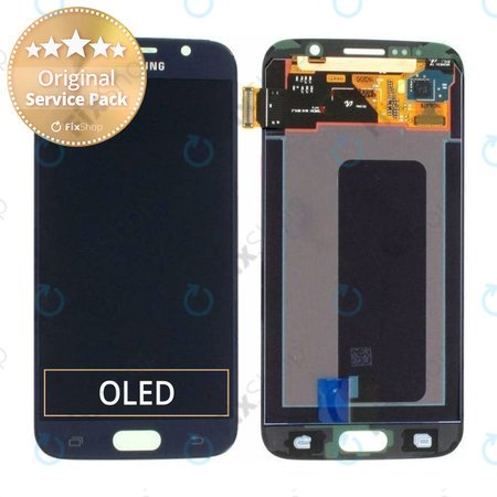 Samsung Galaxy S6 G920F - LCD Display + Touch Screen (Black Sapphire) - GH97-17260A Genuine Service Pack