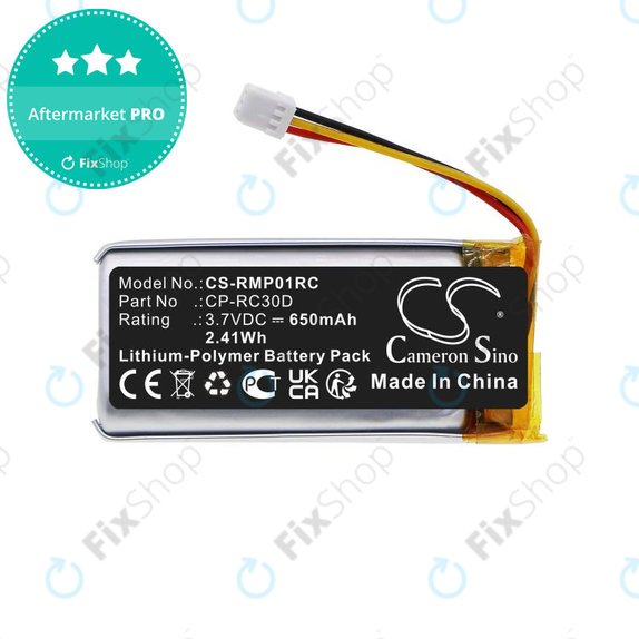 Battery for Razer Naga Pro, Basilisk Ultimate, 650mAh, Li-Pol, 3.7V, CP-RC30D, HQ