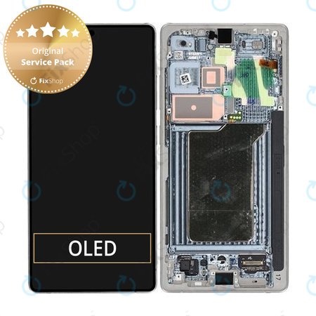 Samsung Galaxy S25 Ultra - LCD Display + Touch Screen + Frame (Titanium Silver) - GH82-36387A Genuine Service Pack
