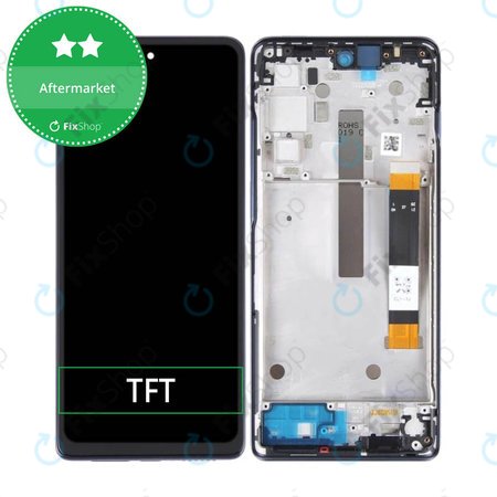 Motorola Moto G200 XT2175 - LCD Display + Touch Screen + Frame (Black) TFT