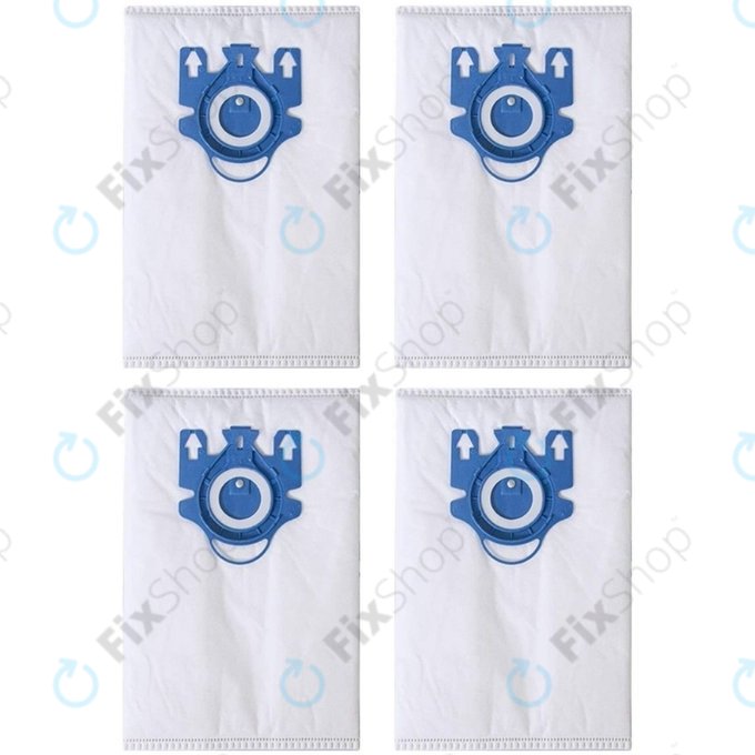 Dust Bag, 4pcs for Miele Classic C1, Complete C2, Complete C3, S2, S5, S8, S 400i - S 858