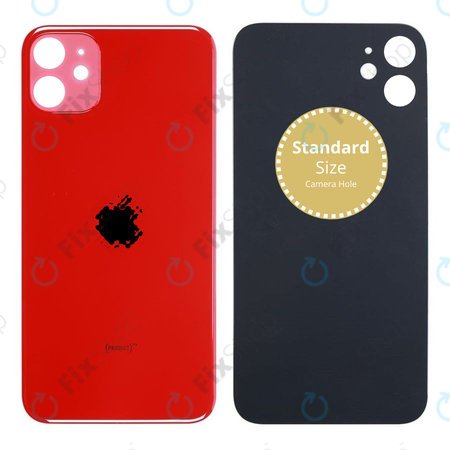 Apple iPhone 11 - Rear Housing Glass (Red)