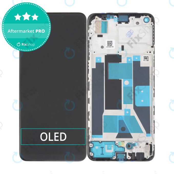 Realme 9 - LCD Display + Touch Screen + Frame (Meteor Black) OLED
