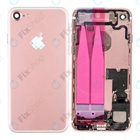 Apple iPhone 7 - Rear Housing with Small Parts (Rose Gold)