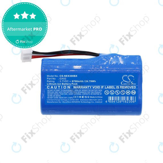 Battery for NEXGO N3, N5, 6700mAh, Li-Ion, 3.7V, GX02, HQ