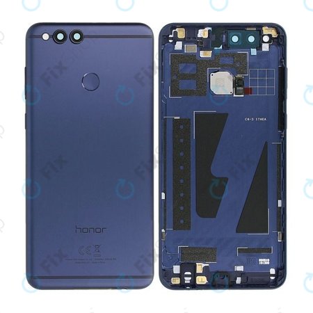 Huawei Honor 7X - Battery Cover + Fingerprint Sensor (Blue) - 02351SDJ Genuine Service Pack