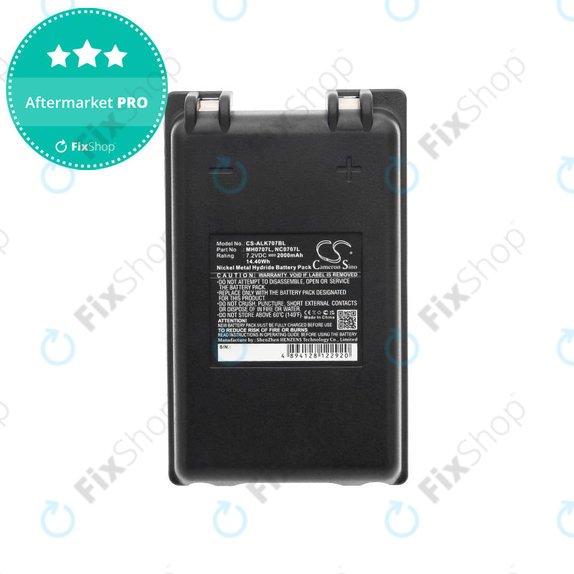 Battery for Autec FUA10, UTX97 Transmitter, 2000mAh, Ni-MH, 7.2V, MH0707L, HQ
