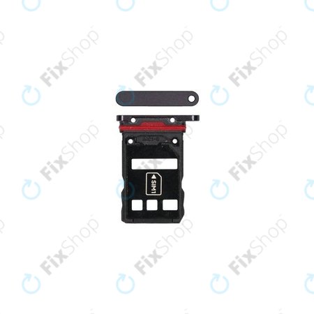 Huawei P30 Pro, P30 Pro 2020 - SIM Tray (Black) - 51661LGC Genuine Service Pack