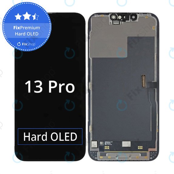 Display Hard OLED for iPhone 13 Pro, Touch Screen with Frame, FixPremium