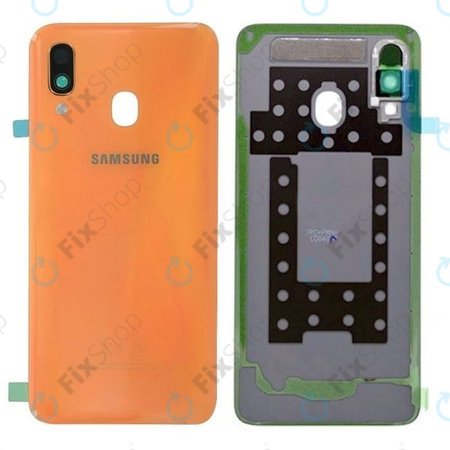Samsung Galaxy A40 A405F - Battery Cover (Coral) - GH82-19406D Genuine Service Pack