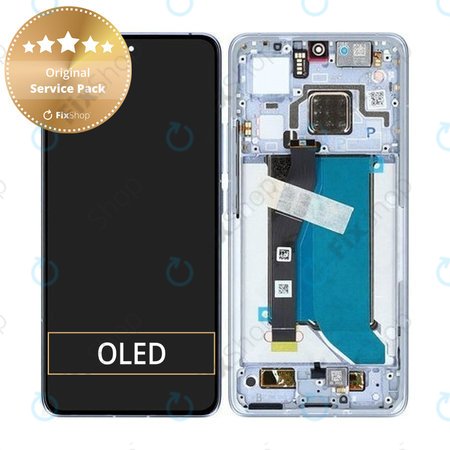 Xiaomi 14T Pro - LCD Display + Touch Screen + Frame (Titan Blue) - 56001700N1200 Genuine Service Pack