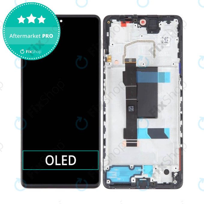 Xiaomi Poco X5 Pro - LCD Display + Touch Screen + Frame (Astral Black) OLED