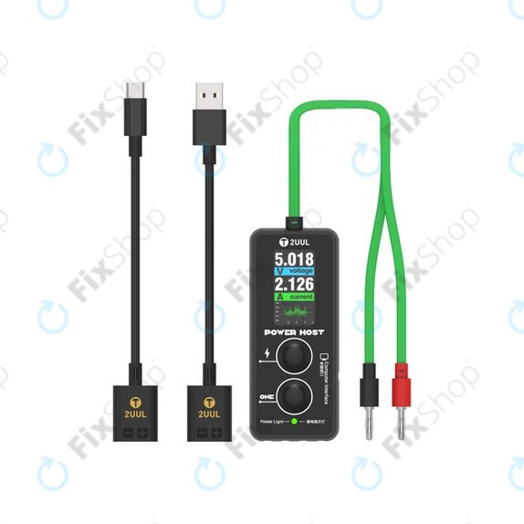 Digital USB-C voltage and current tester (Power Host), 2UUL PW15