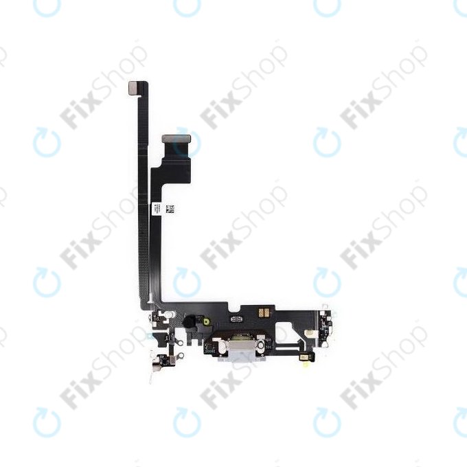 Apple iPhone 12 Pro Max - Charging Connector + Flex Cable (Silver)