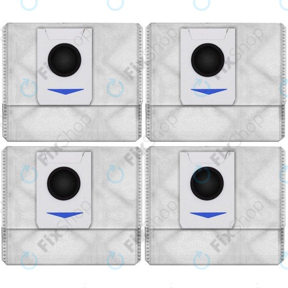 Dust Bag, 4pcs, Antibacterial and Odor Removal for Ecovacs Deebot T-series, X-series