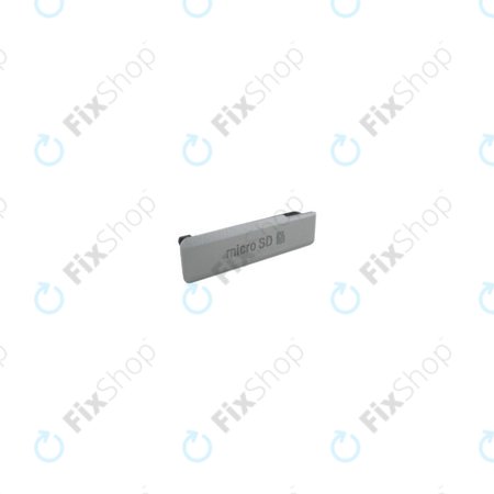 Sony Xperia Z1 Compact - SD Tray Cover (White) - 1275-4798 Genuine Service Pack