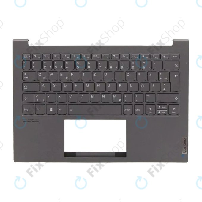 Lenovo ThinkBook 13X ITG - Cover C (Armrest) + Keyboard DE (Slate Gray) - 77034096 Genuine Service Pack