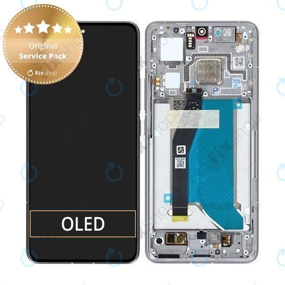 Xiaomi 14T Pro - LCD Display + Touch Screen + Frame (Titan Gray) - 56001600N1200 Genuine Service Pack