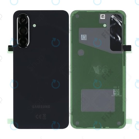 Samsung Galaxy A36 A366E - Battery Cover (Awesome Black) - GH82-36804A Genuine Service Pack