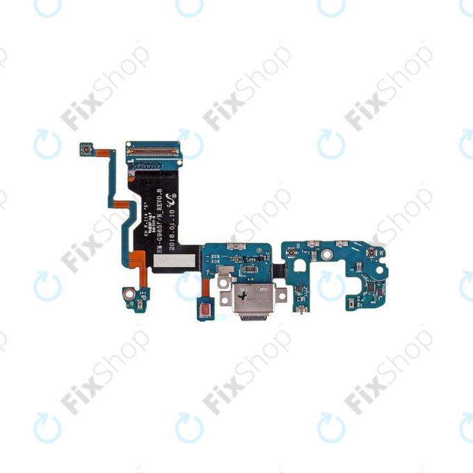 Samsung Galaxy S9 Plus G965F Charging Connector Microphone Flex Cable  GH97-21682A Genuine Service Pack