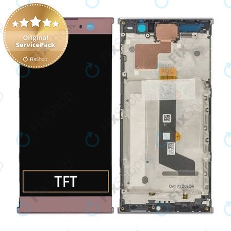 Sony Xperia XA2 H4113 - LCD Display + Touch Screen + Frame (Pink) - 78PC0600040 Genuine Service Pack