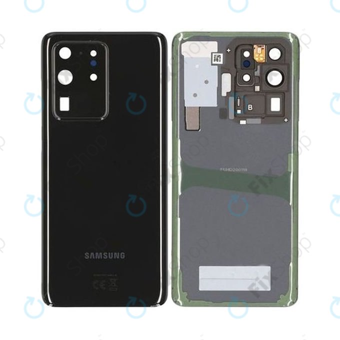 Samsung Galaxy S20 Ultra G988F - Battery Cover (Cosmic Black) - GH82-22217A Genuine Service Pack
