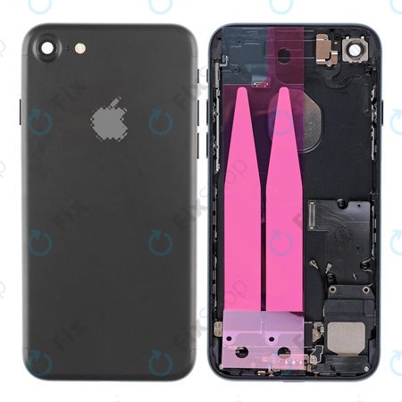 Apple iPhone 7 - Rear Housing with Small Parts (Black)