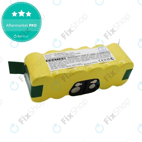 iRobot Roomba 500, 600, 700, 800, 900-series, R3, Scooba 450, Vileda 137173 - Battery 11702, GD-Roomba-500, VAC-500NMH-33 Ni-MH 14.4V 4000mAh HQ