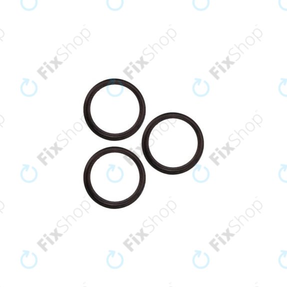 Apple iPhone 12 Pro - Rear Camera Lens Frame (Graphite) - 3pcs