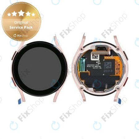 Samsung Galaxy Watch 4 40mm R865 - LCD Display + Touch Screen + Frame (Pink Gold) - GH97-26411D Genuine Service Pack