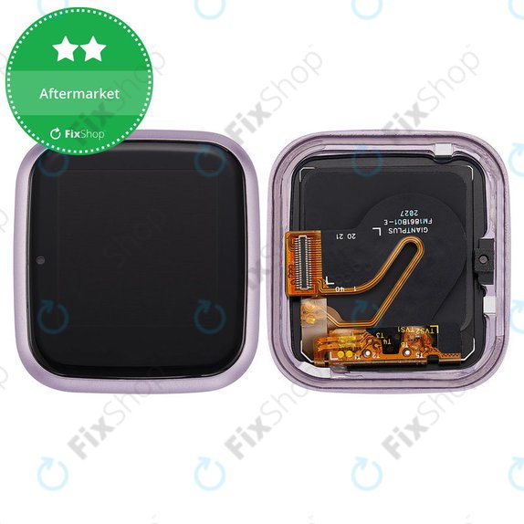 LCD display + Touch screen + frame (Orchid) for Garmin Venu SQ