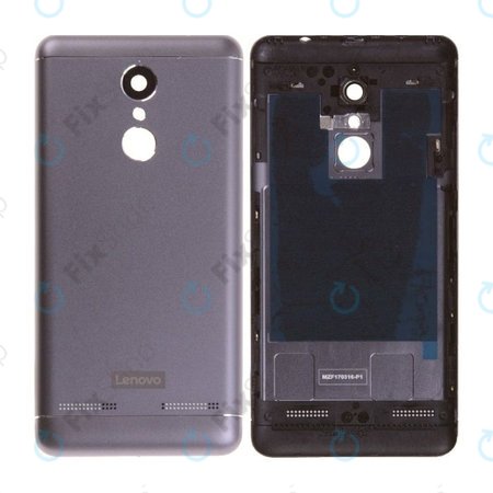 Lenovo K6 K33a48 - Battery Cover + Camera Lens (Gray) - 5S58C06306
