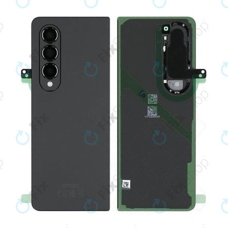 Samsung Galaxy Z Fold 4 F936B - Battery Cover (Phantom Black) - GH82-29254A Genuine Service Pack