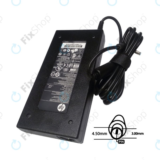 Charging adapter for HP, 77011185, 150W, 19.5V, Genuine Service Pack