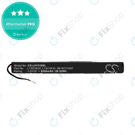 Lenovo Yoga TAB 3 YT3-X50 - Battery L15D3K32, L15C3K32, 5B18C03587 8200mAh HQ