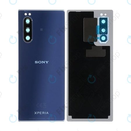 Sony Xperia 5 - Battery Cover (Blue) - 1319-9509 Genuine Service Pack