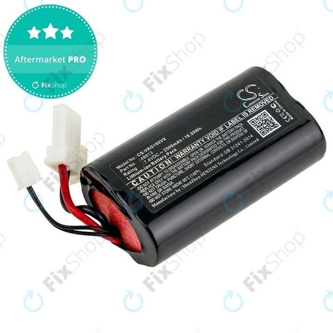 Vorwerk Kobold VG100 - Battery 48813 Li-Ion 7.4V 2500mAh HQ