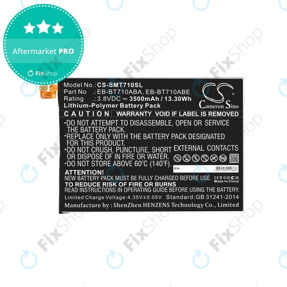 Battery for Samsung Galaxy Tab S2 8.0, 3500mAh, Li-Pol, 3.8V, EB-BT710ABA, HQ