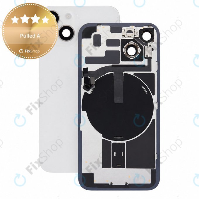Rear Housing Glass for iPhone 14, Starlight, Pulled A