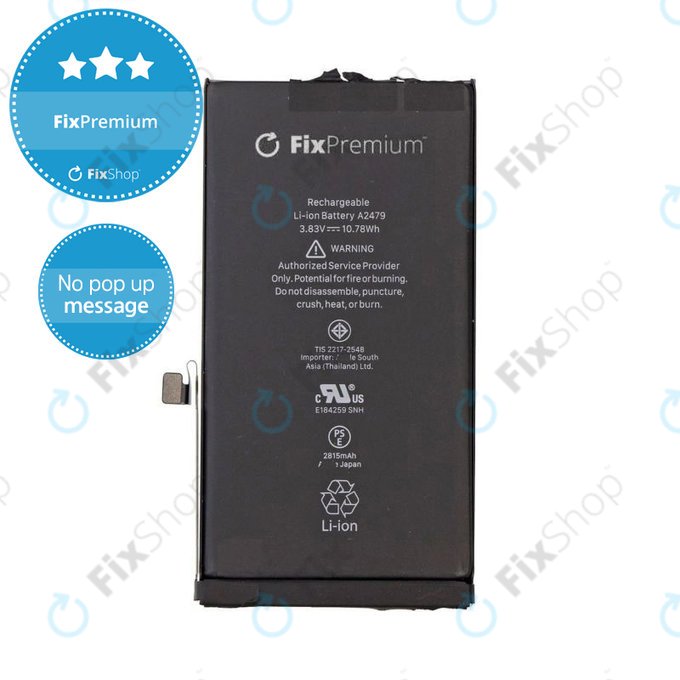 Battery for iPhone 12, 12 Pro, 2815mAh, DIAGNOSTIC