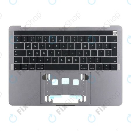 Apple MacBook Pro 13" A1989 (2018 - 2019) - Top Case + Keyboard UK + Touch Bar + Microphone + Speakers (Space Gray)