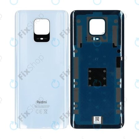 Xiaomi Redmi Note 9 Pro - Battery Cover (Glacier White) - 55050000751Q Genuine Service Pack