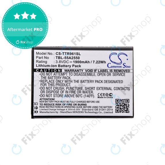 Battery for TP-Link M7350, 1900mAh, Li-ion, 3.8V, TBL-55A2550, HQ