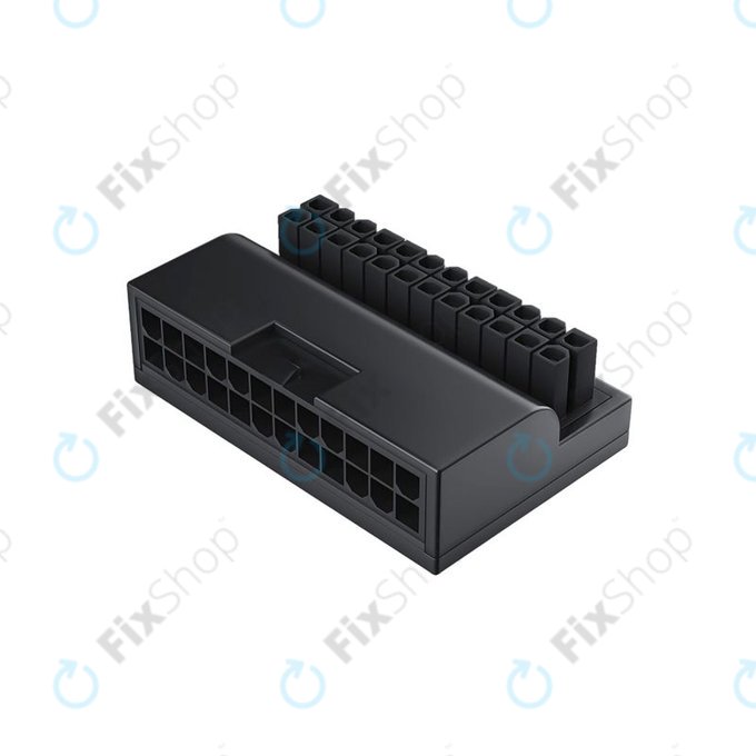 ATX 24-pin 90° power adapter for motherboard