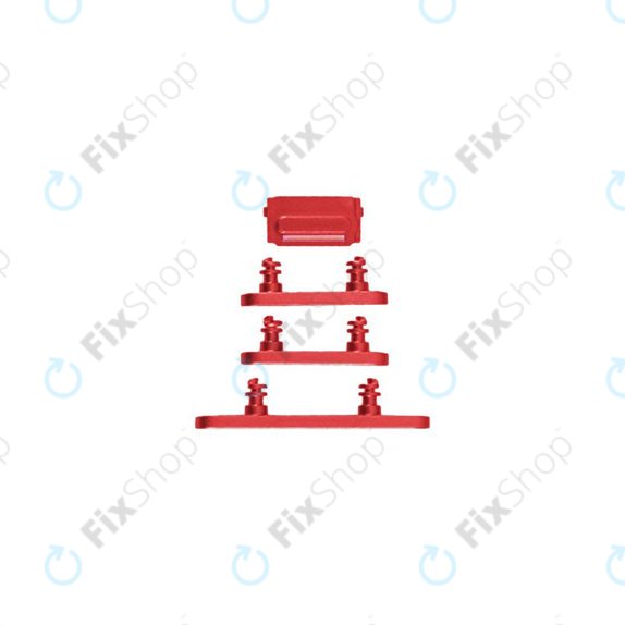 Apple iPhone 14 Plus - Side Buttons (Red)