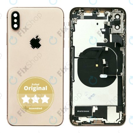 Apple iPhone XS Max - Rear Housing (Gold) Pulled