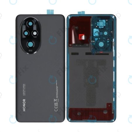 Honor 200 Pro - Battery Cover (Black) - 0235AKNT Genuine Service Pack